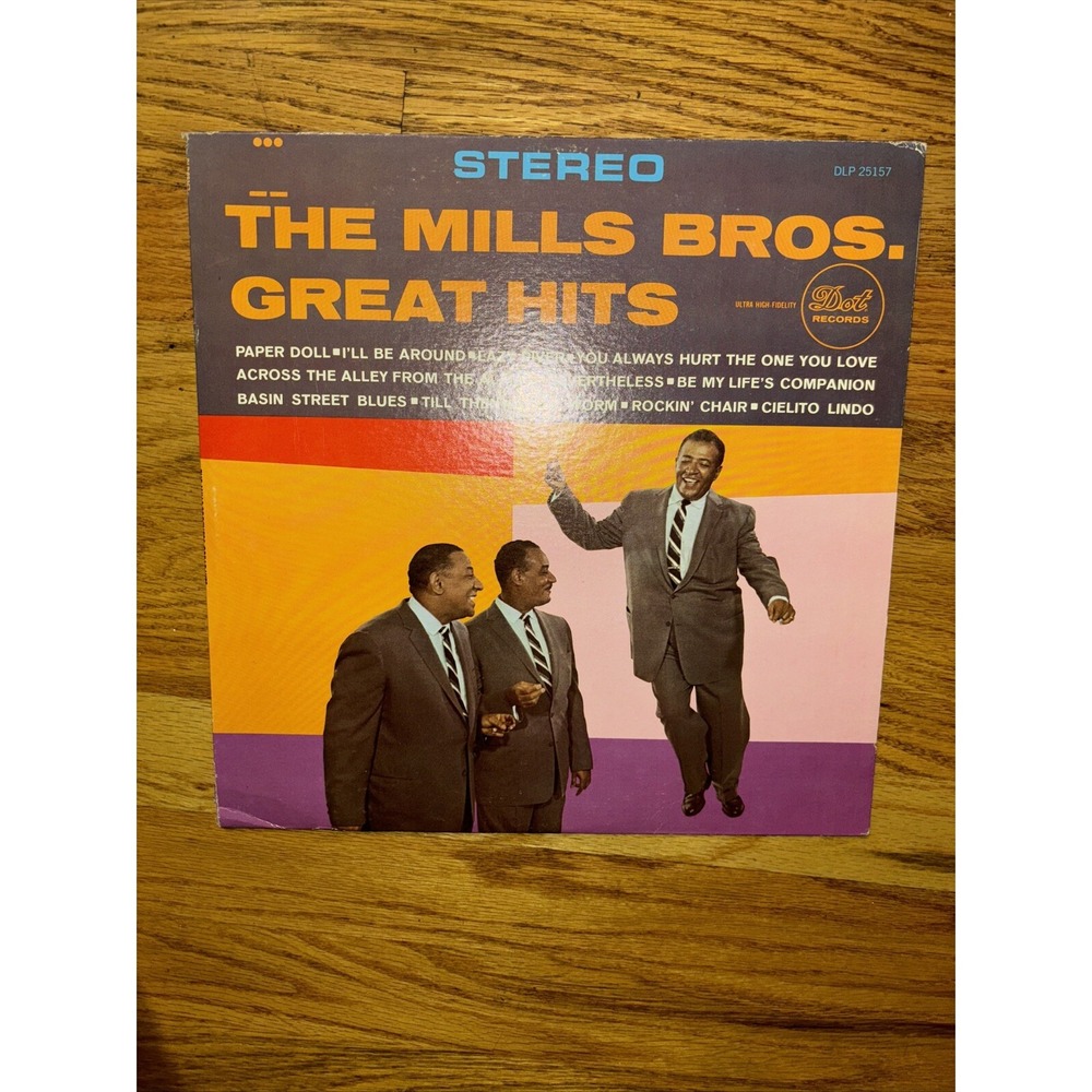 The Mills Bros. Great Hits DOT Records DLP 25157 Jazz VG/VG Vinyl LP
